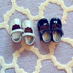 2 pairs of See Kai Run toddler shoes, size 5
